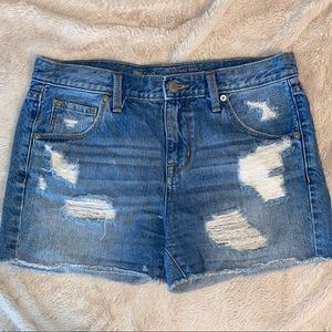 Mossimo Denim Boyfriend Midi Shorts- Size 2/26